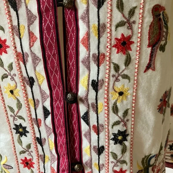 NWOT Zara Asian inspired embroidered jacket - Picture 5 of 12